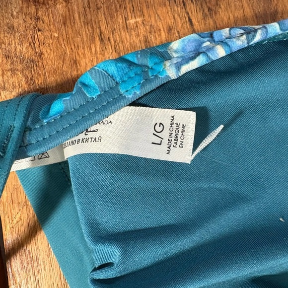 La Vie En Rose Blue Triangle Bikini Set - Picture 5 of 5